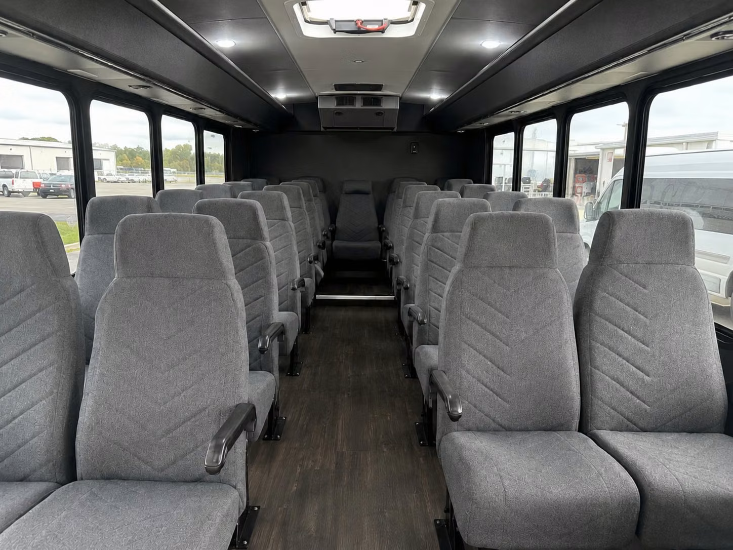 18 passenger minibus interior