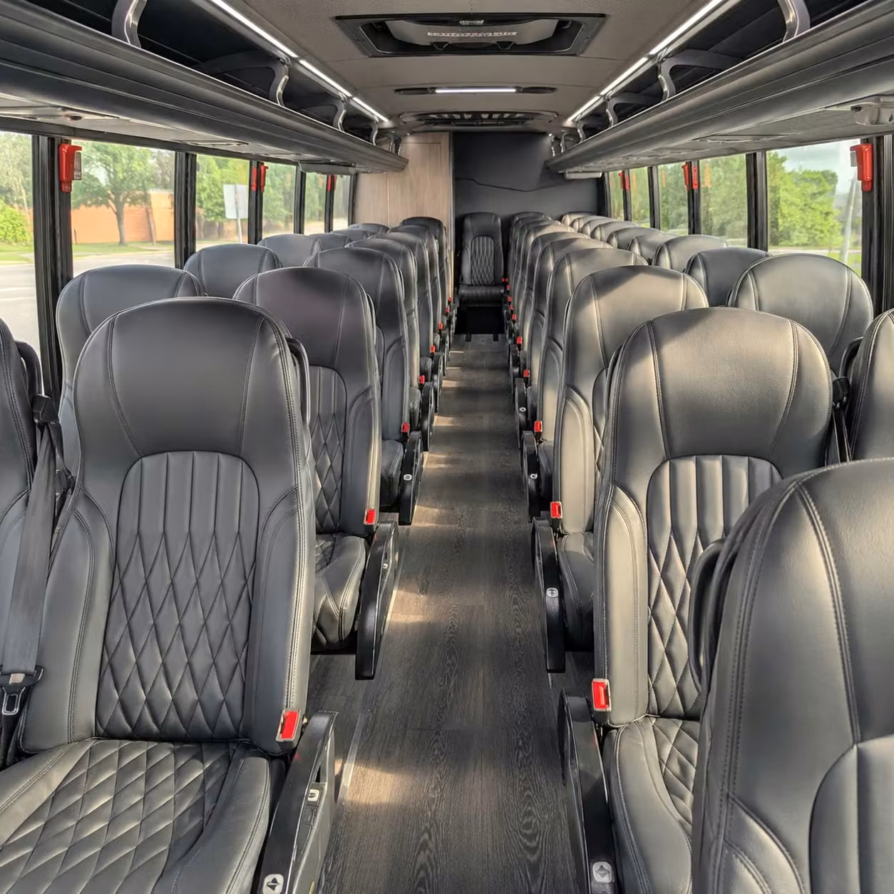 30 passenger minibus inside