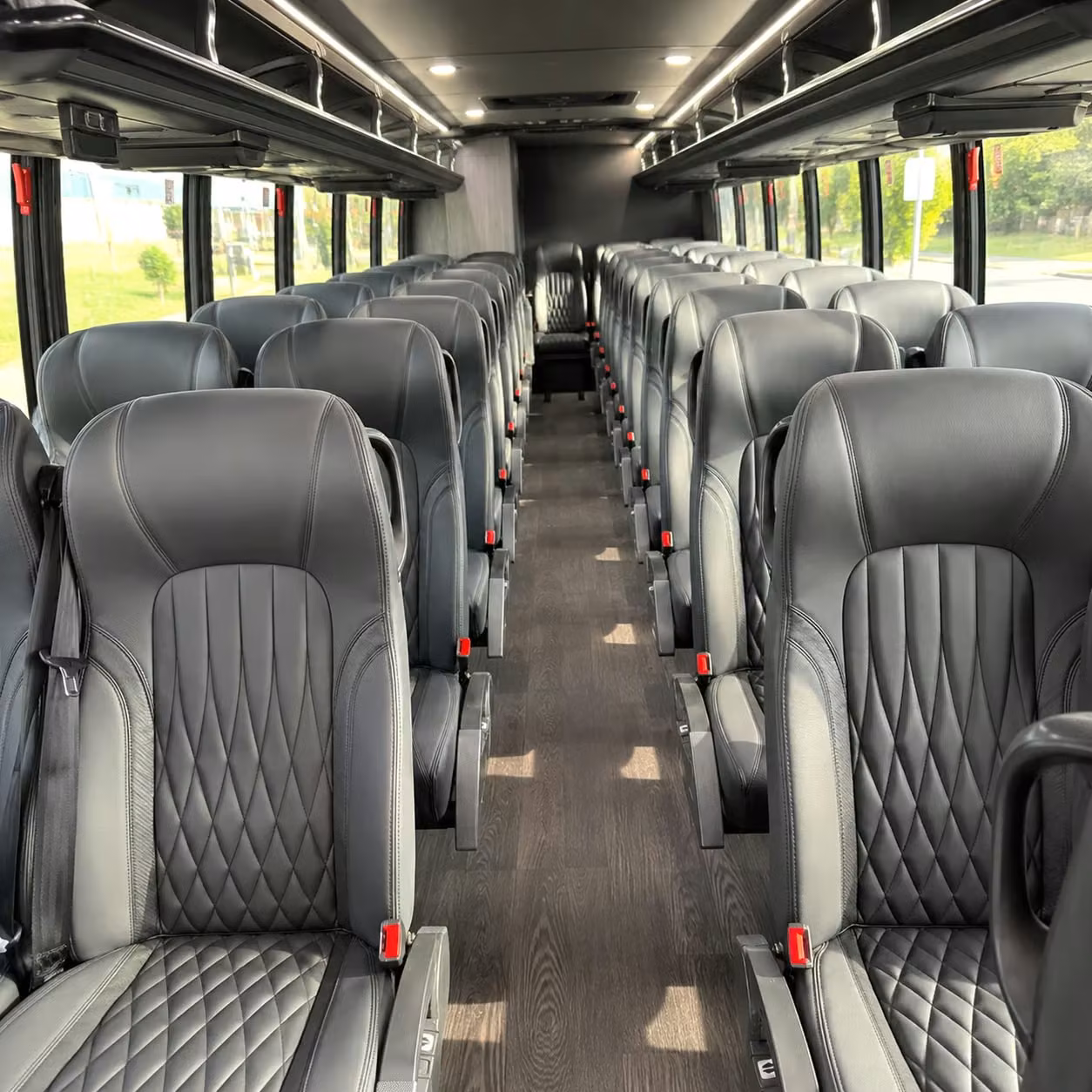 35 passenger minibus inside