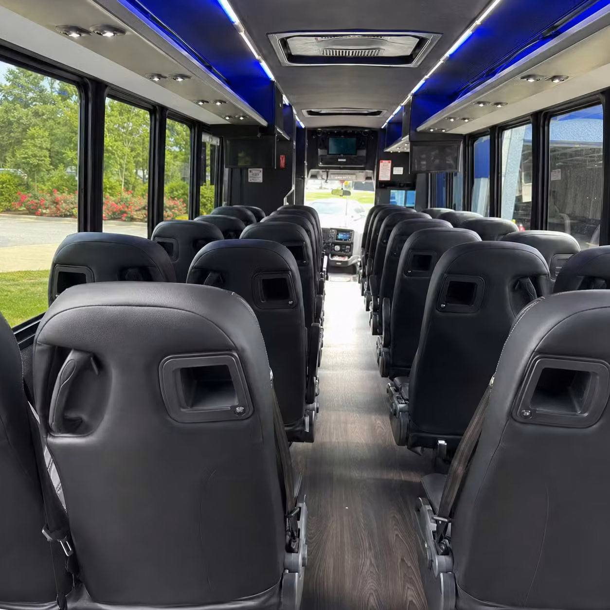 35 passenger minibus interior