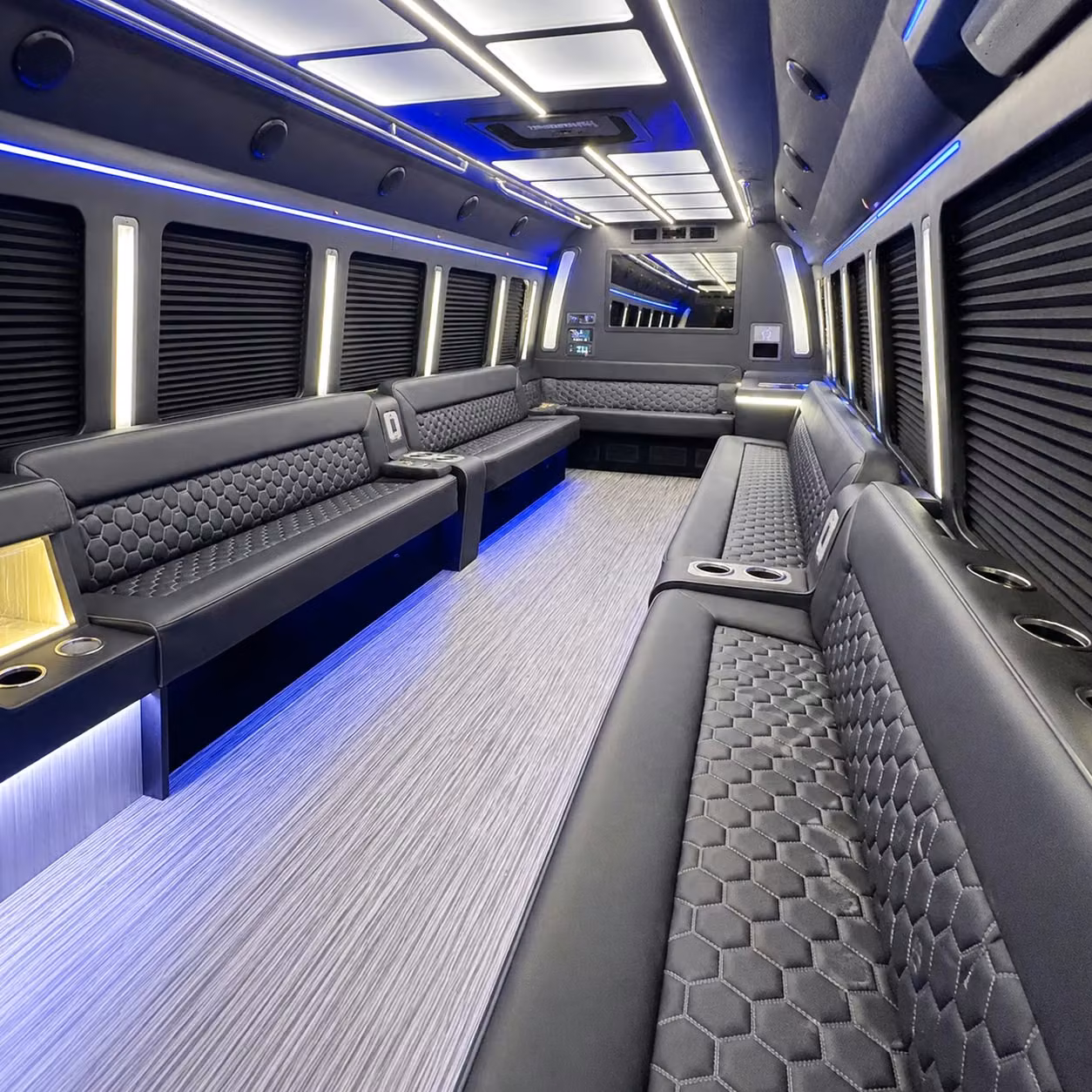 party bus interior